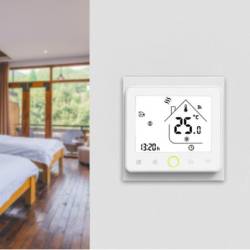 Thermostat Zigbee Blanc plancher chauffant électrique BHT-002 - MOES